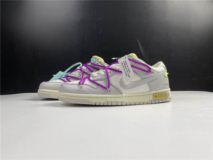 OFF-WHITE X DUNK LOW “21 OF 50” DM1602-100