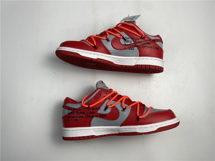 OFF-WHITE x Dunk Low ‘University Red’ CT0856-600