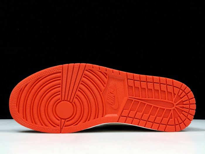 SoleFly x Air Jordan 1 Retro High OG Sail/Fir-Team Orange AV3905-138