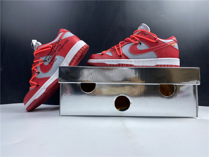 OFF-WHITE x Dunk Low ‘University Red’ CT0856-600