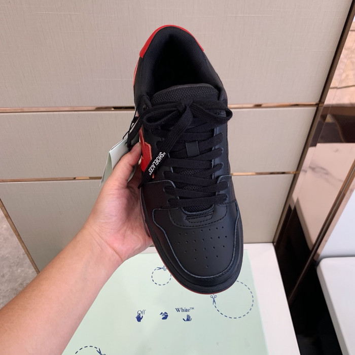 OFF WHITE™ C/O VIRGIL ABLOH OUT OF OFFICE LOW-TOP LEATHER SNEAKERS "OOO"