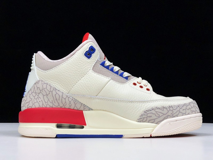 Air Jordan 3 Retro "CHARITY GAME" sail red mens 136064-140
