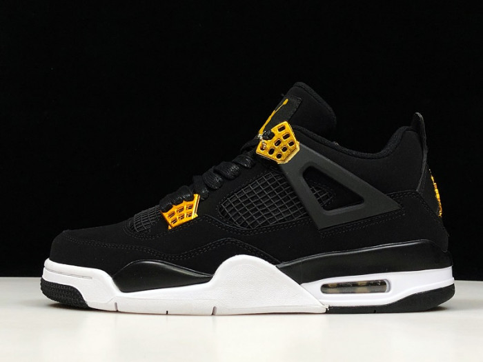 Air Jordan 4 “Royalty” Black/Metallic Gold-White 308497-032