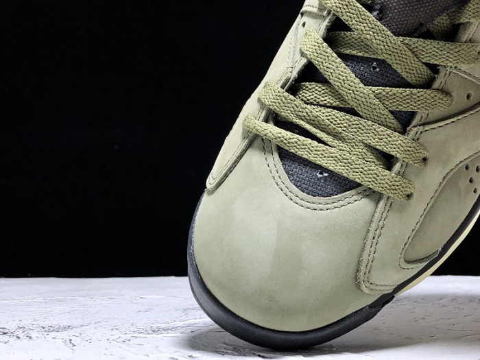 Travis Scott x Air Jordan 6 “Medium Olive” CN1084-200