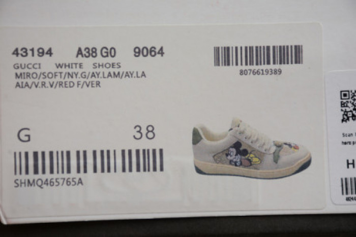 G*u*i ace embroidered low-top sneaker 43194 a38g0 9064