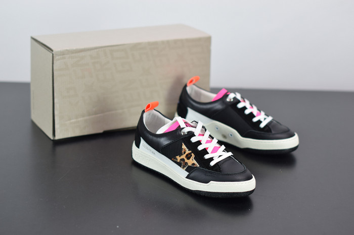 GGD Women’s fuchsia and leopard-print Yeah sneakers